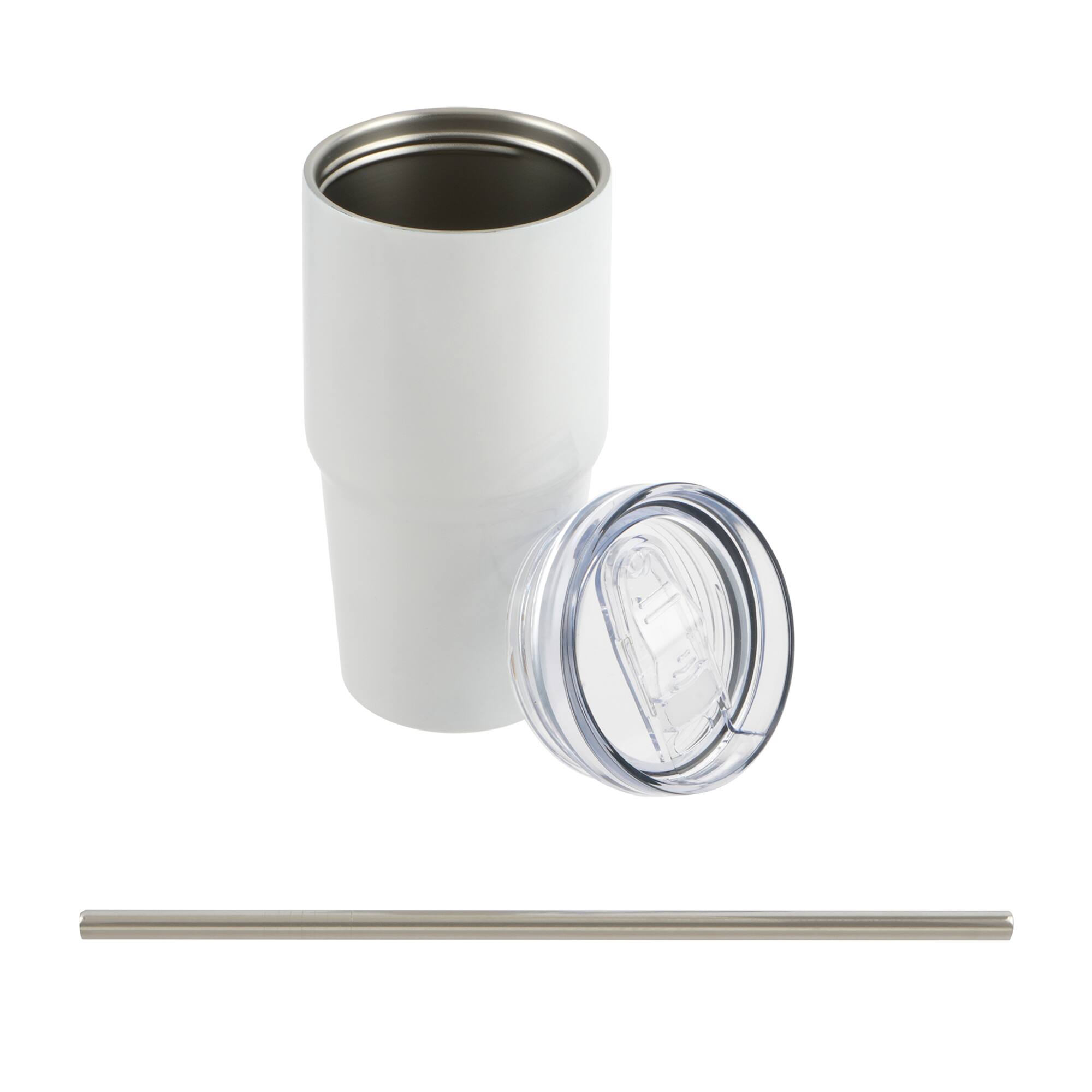 16 Pack: 24oz. Stainless Steel Sublimation Travel Tumbler by Make Market®